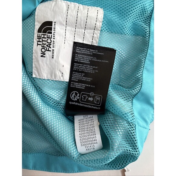 Girls The North Face Dryvent Aqua Zip Hooded Rain Wind Jacket Size 7/8 - Picture 8 of 13